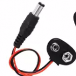 9V BATTERY SNAP CONNECTOR TO DC MALE POWER ADAPTER