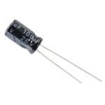 100UF 25V ELECTROLYTIC POLAR CAPACITOR