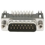 Db15 male pcb mount right angle