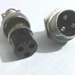XLR 3Pin Cable Connector 16mm