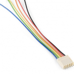 6 Pin Crimp Shell with Wire