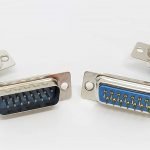 Db15 male pcb mount straight