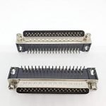 Db37 male pcb mount right angle