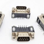 Db9 male pcb mount right angle