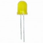 large 10mm Yellow LED Light