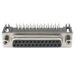 Db25 female pcb mount right angle