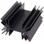 TO3P BLACK AND SILVER HEATSINK