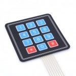 KEYPAD 4X3 MATRIX MEMBRANE SWITCH