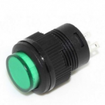 4Pin Momentary Push Button Switch With LED ( GREEN )