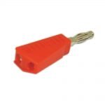Stackable banana plug 4mm red
