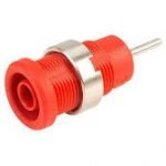 Banana Socket 4mm Red 36A Pin40